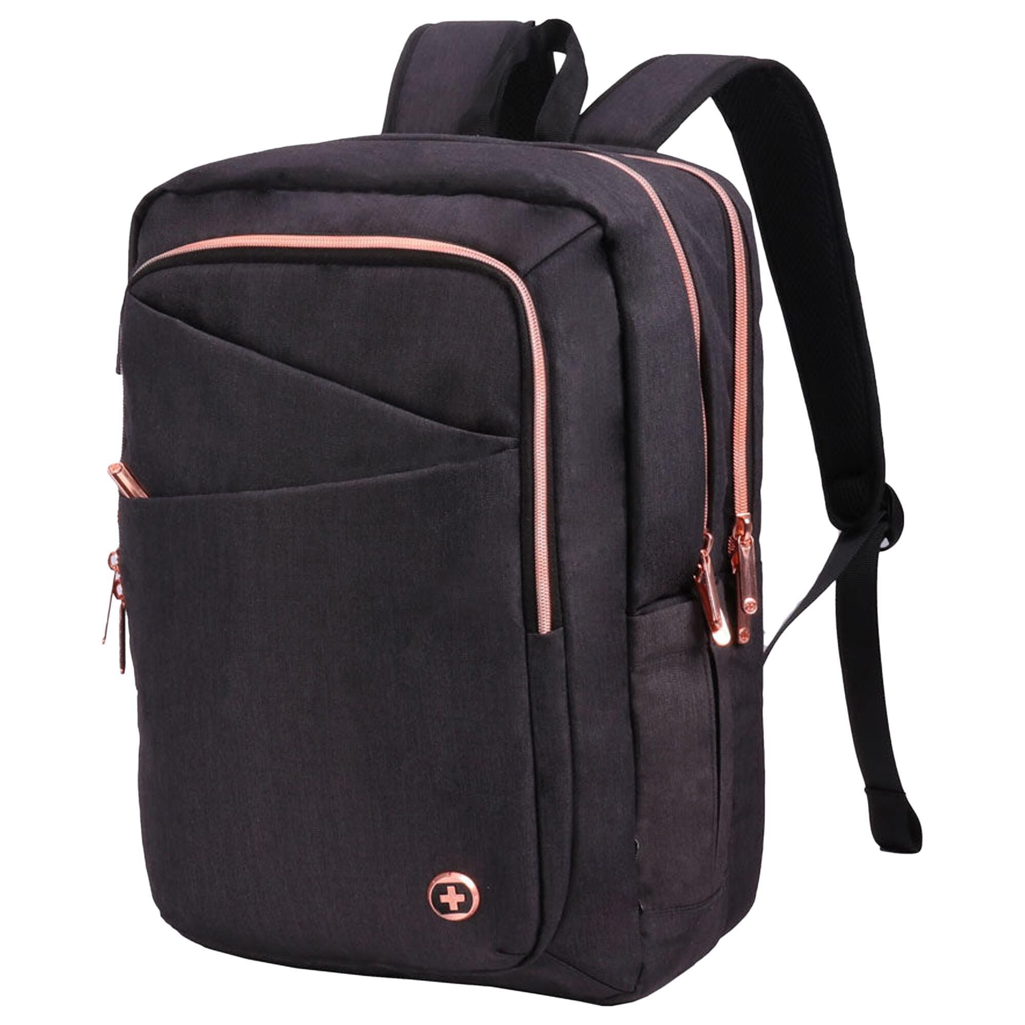 Black and rose outlet gold pink backpack