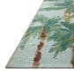 Loloi Botanical Sky and Green 2"5" x 3"11" Indoor/Outdoor Area Rug, , large