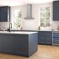 Zephyr Ravenna 30" Wall Mount Chimney Range Hood with LumiLight LED Lights in Stainless Steel and Clear, , large