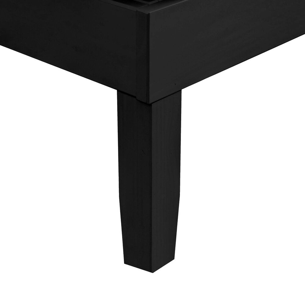 Linden Boulevard Polly Queen Platform Bed without Headboard in Black, , large