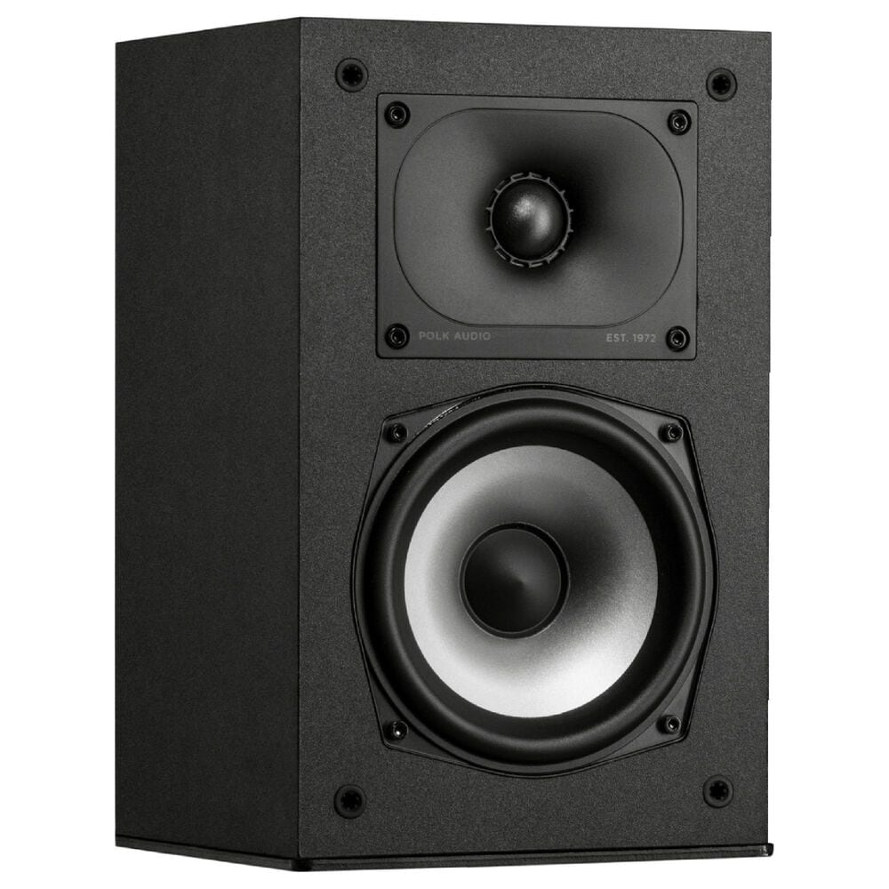 Polk 12&quot; Subwoofer + 6.5 Floorstanding Tower Speaker + 5.25 Center Channel Speaker + Denon 5.2 Channel AV 8K Receiver with HEOS Built-in in Black, , large