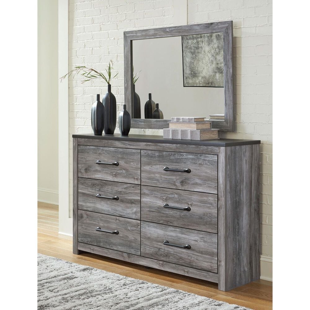 Ashley Bronyan 6-Drawer Dresser in Dark Gray, , large