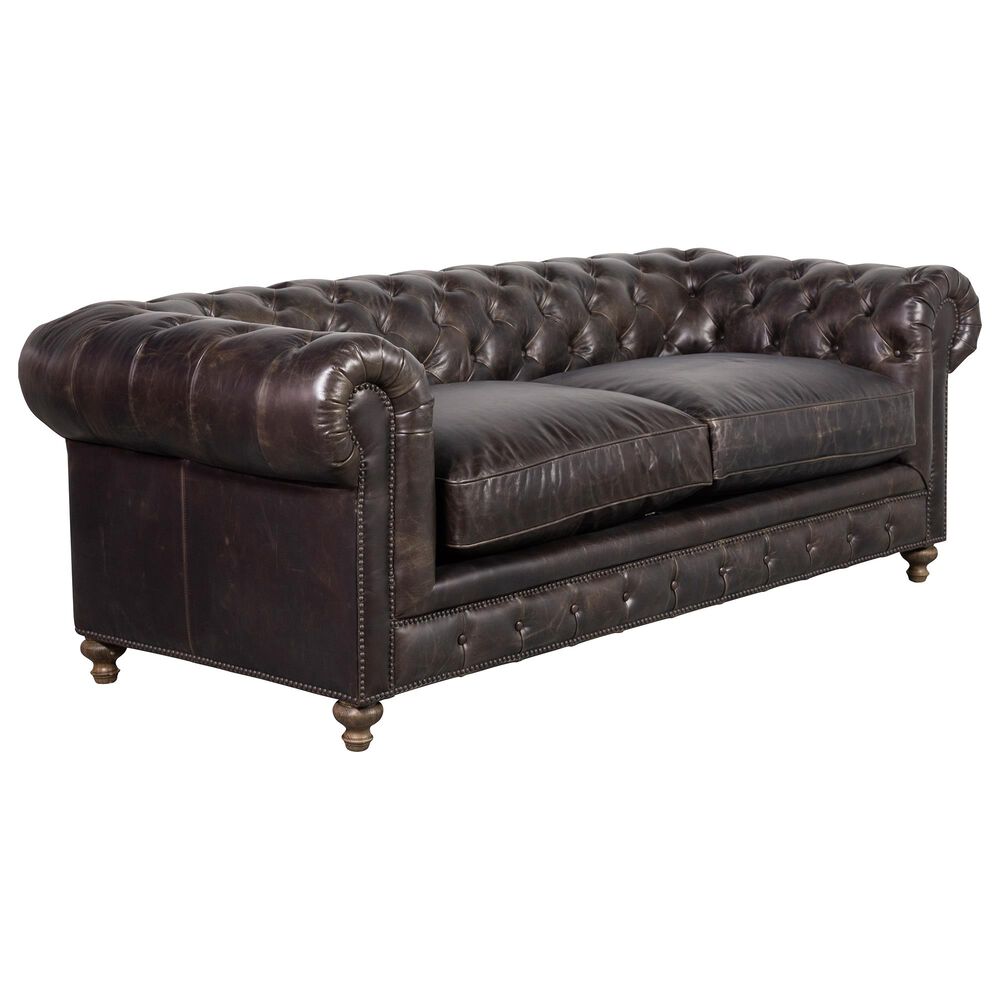 Vintage Furnishings Finn 90&quot; Sofa in Valencia Dark Brown, , large