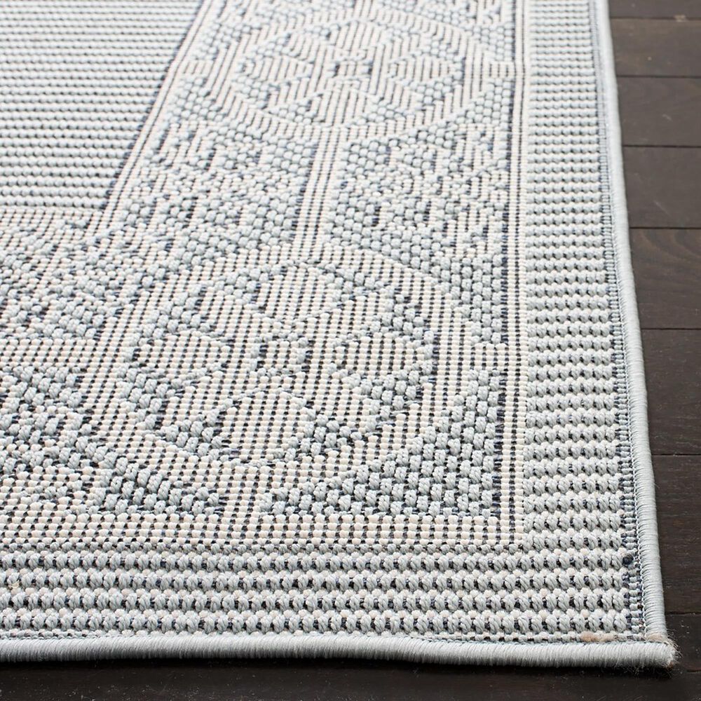 Safavieh Martha Stewart Cyprus 2&#39; x 7&#39; Aqua and Cream Runner, , large