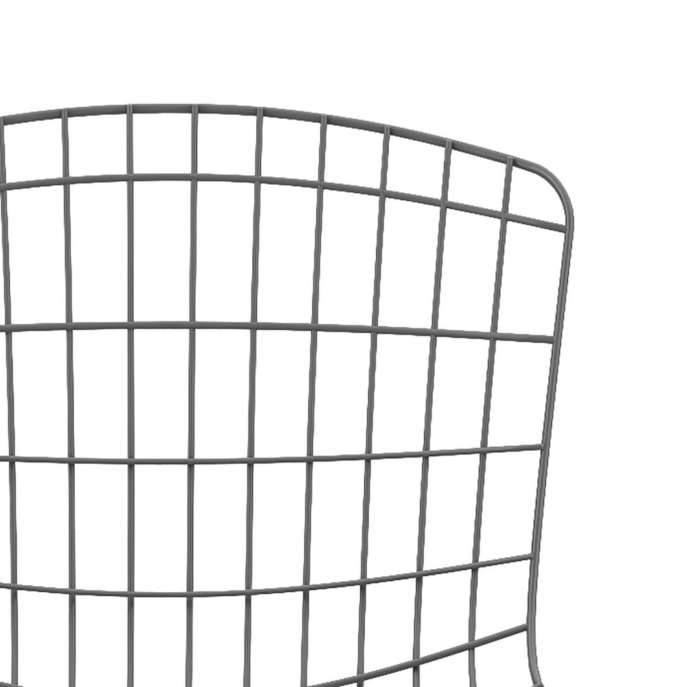 Dayton Madeline 2-Piece Chair with Seat Cushion Set in Charcoal Grey/Black, , large