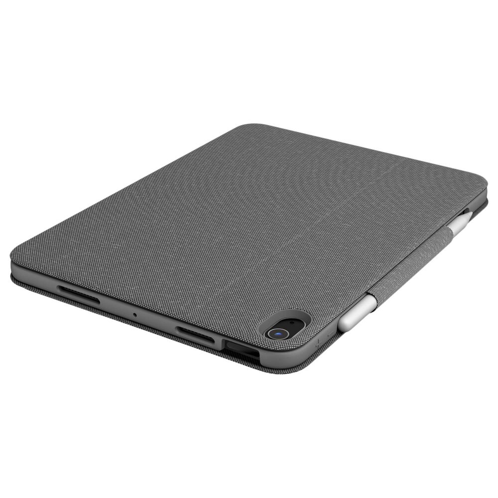 Logitech Folio Touch Backlit Keyboard Case with Trackpad for iPad Air in Oxford Grey, , large