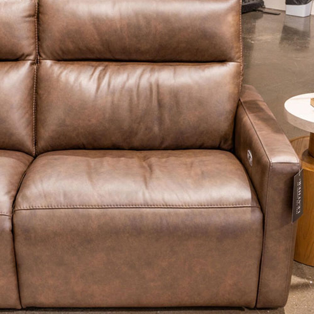 Ashley ModZ 6-Piece Power Symmetrical Sectional in Chocolate, , large
