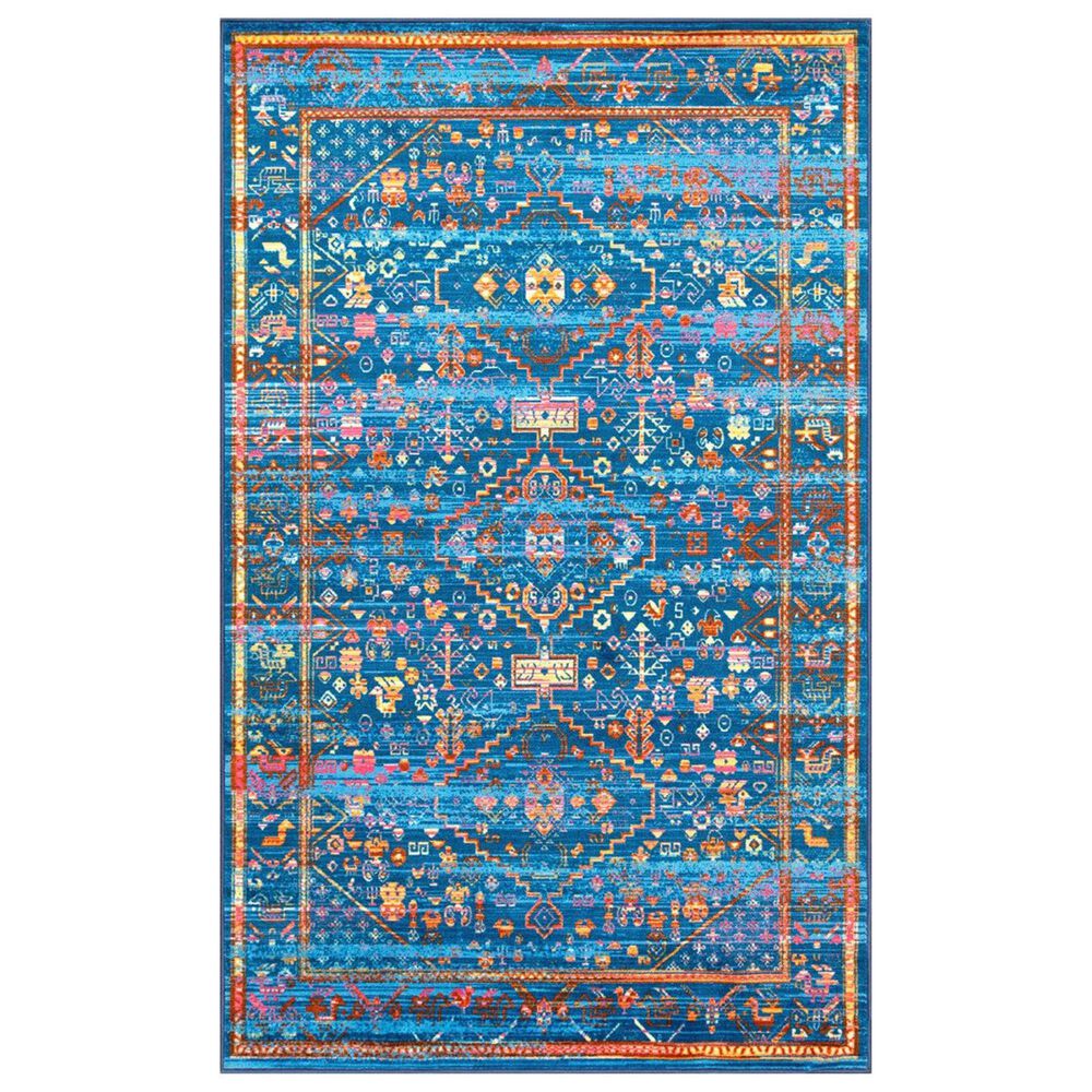 nuLOOM Giza MCGZ43A 5' x 8' Blue Area Rug, , large
