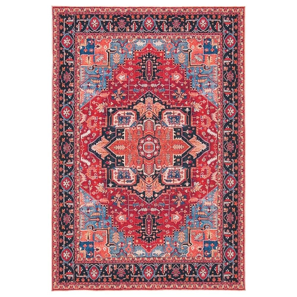 Safavieh Serapi 9" x 12" Red and Blue Area Rug, , large