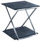 Blue River Westlake End Table in Brushed Stainless Steel, , large