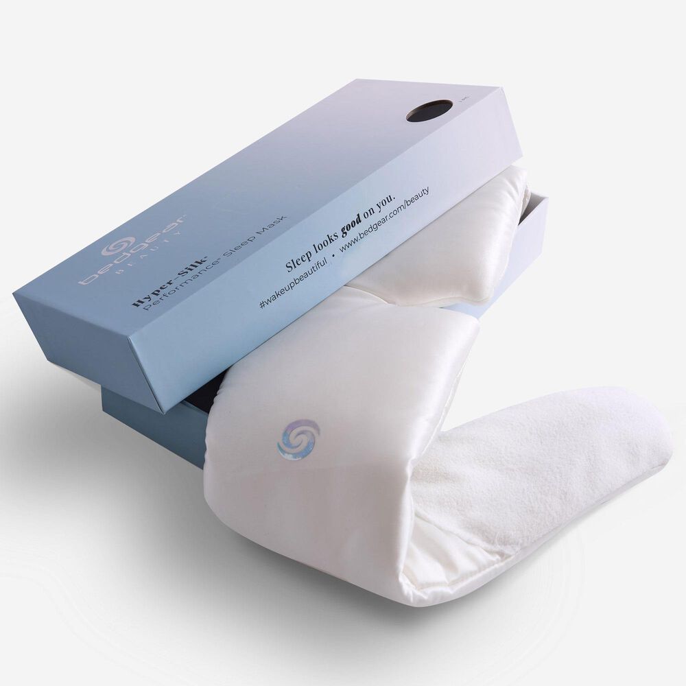 Bedgear Hyper-Silk Sleep Mask in White, , large