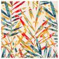 Safavieh Cabana CBN368A 6"7" Square Ivory and Navy Indoor/Outdoor Area Performance Rug, , large
