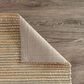 L&R Resources Natural Fiber Striped 9" x 12" Spa Blue Area Rug, , large