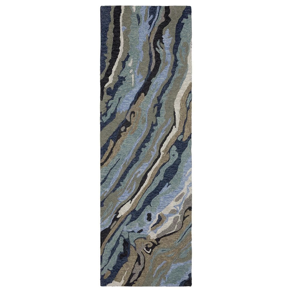 Oriental Weavers Kipton 2"6" x 8" Blue Runner, , large