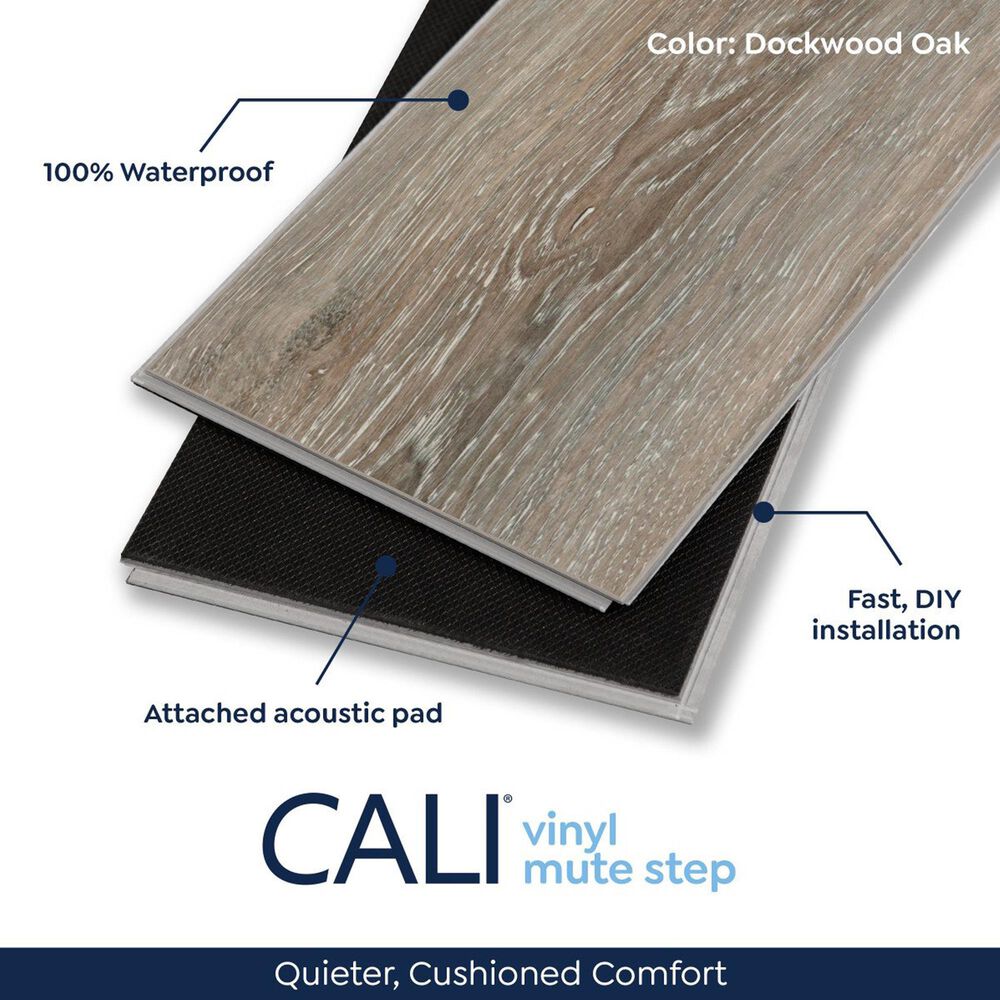 CALI Windansea Dockwood Oak 7&quot; x 48&quot; Luxury Vinyl Plank, , large