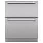 Sub Zero Integrated 27" Drawer Panels with Tubular Handles in Stainless Steel, , large