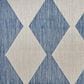 Nourison Positano Geometric Navy Blue 7" x 10" Indoor/Outdoor Area Rug, , large