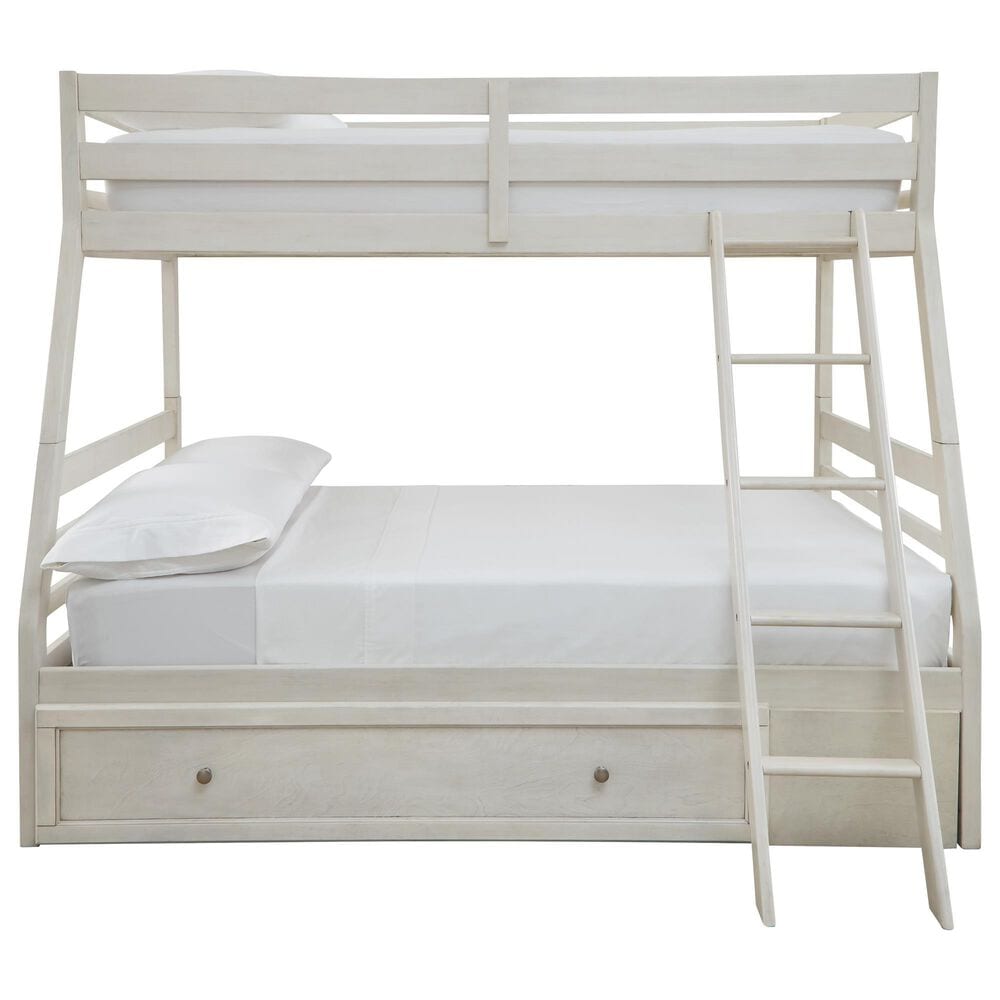 Ashley Robbinsdale 3-Piece T/F Bunk Bed Set in Antique White, , large