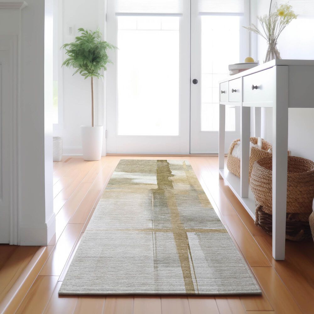 Dalyn Rug Company Ravenna RN9 2&#39;3&quot; x 7&#39;6&quot; Putty Runner, , large