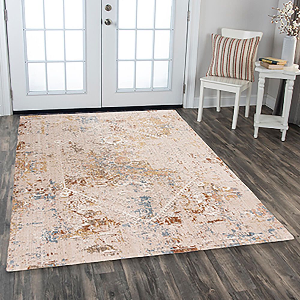 RIZZY Logan 9' x 12' Pink Area Rug, , large