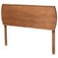 Baxton Studio Laurien King Panel Headboard in Ash Walnut, , large