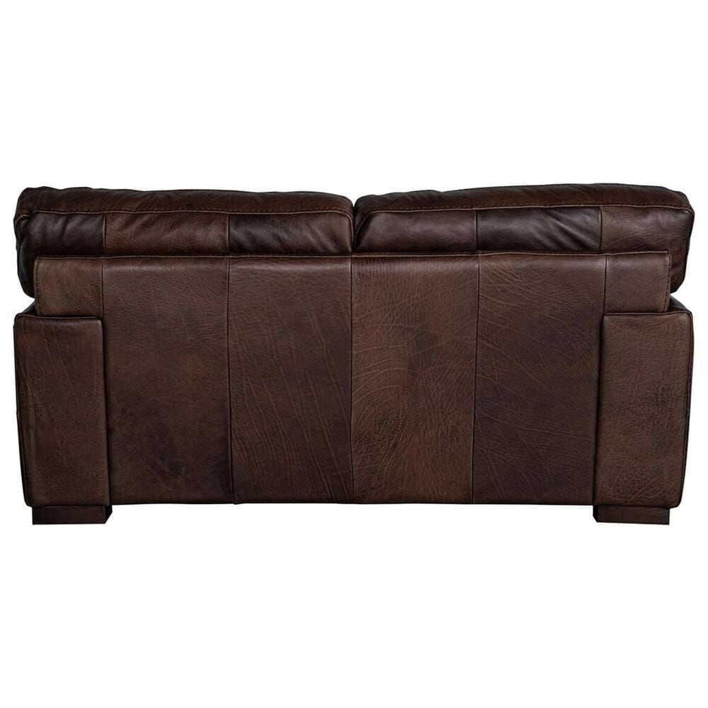 Bordeaux &amp; Co Maxi Stationary Leather Sofa and Loveseat Set in Madison Espresso, , large