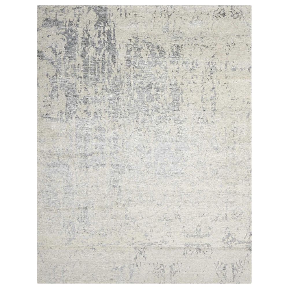 Nourison Silk Shadows 3"9" x 5"9" Sterling Area Rug, , large