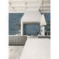 Dal-Tile Miramo Aqua 3" Fan Undulated on 13.25" x 12.75" Ceramic Mosaic Sheet, , large