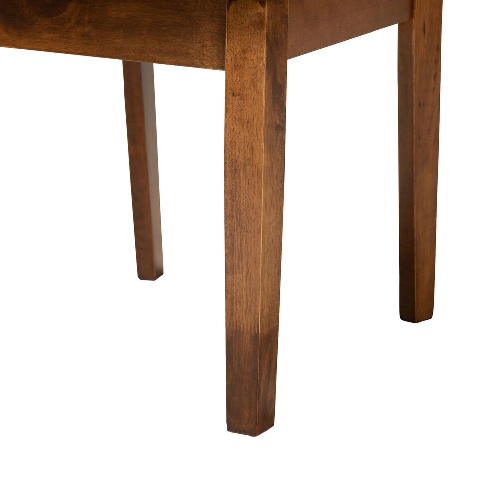 Baxton Studio Fenton Side Chair in Walnut Brown (Set of 2), , large