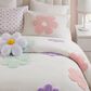 Hampton Park Gracie 4-Piece Full/Queen Comforter Set in White and Purple, , large