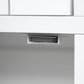 HOMLUX 54.9" Kitchen Island with Drop Leaf in White and Brown, , large