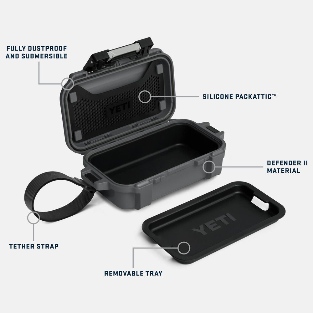 YETI LoadOut GoBox 1 Gear Case in Charcoal, , large