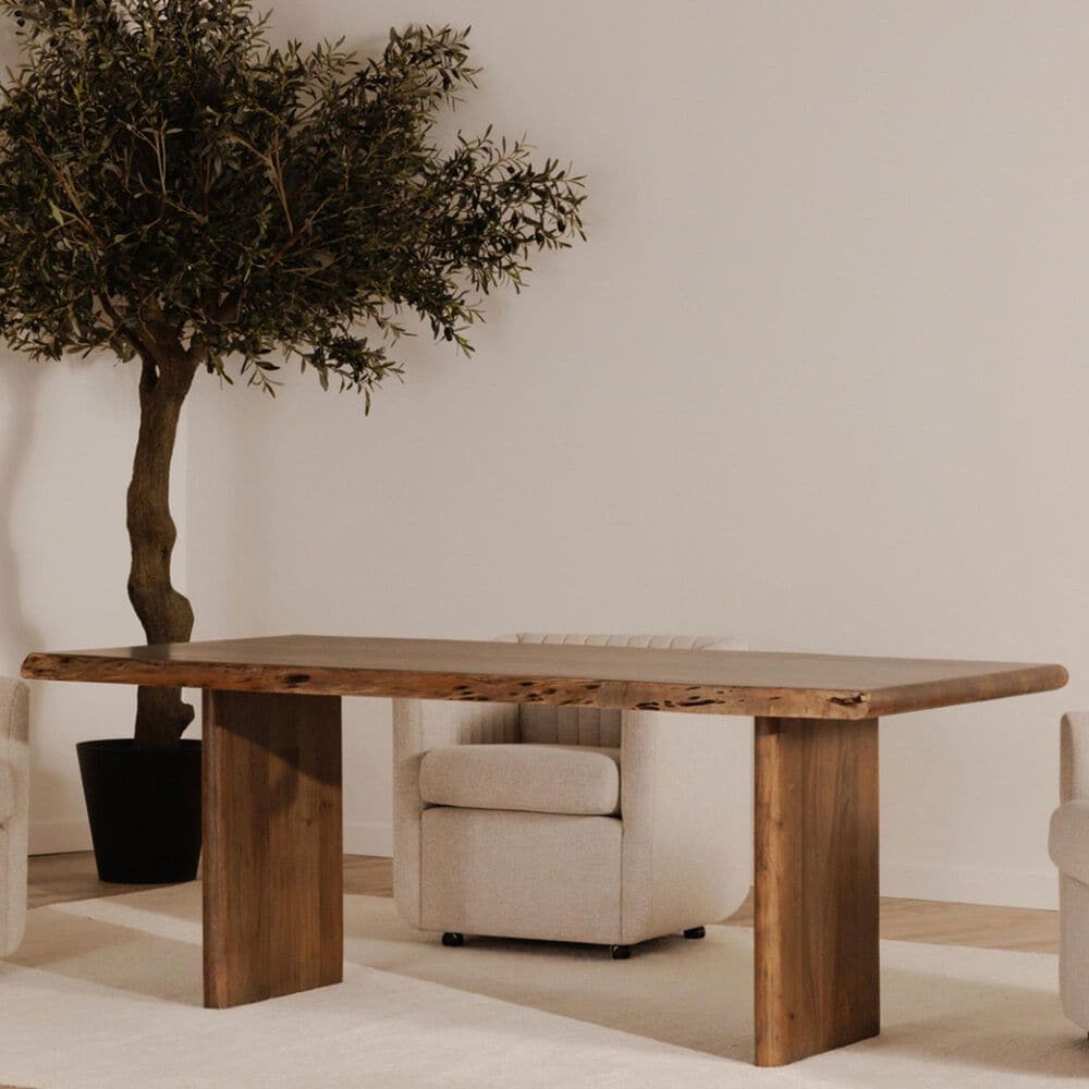 Moe's Home Collection Lila Small Dining Table Brown, , large