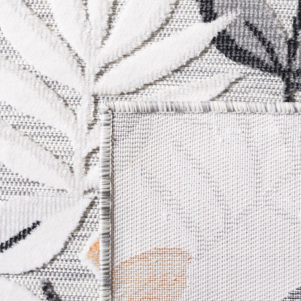 Safavieh Cabana CBN405A 9&#39; x 12&#39; Grey and Ivory Indoor/Outdoor Area Performance Rug, , large