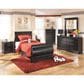 Ashley Huey Vineyard 5 Piece Twin Bed Set in Black, , large