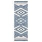 Safavieh Micro-Loop Southwestern 2"6" x 9" Ivory and Navy Runner, , large