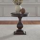 Belle Furnishings Provence Park Round End Table in Chateau Brown, , large