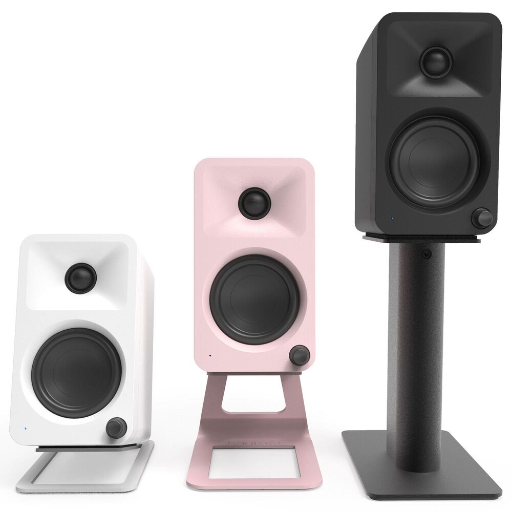 Kanto ORA Desktop Powered Reference Speakers USB-C Input in Pink (Pair), , large
