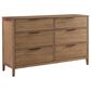 Riva Ridge Cyrus California King Sleigh Bed with Dresser Chest and 2 Nightstands in Almond Bisque, , large