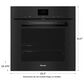Miele VitroLine 24" Smart Single Electric Wall Oven with Self Clean in Obsidian Black, , large