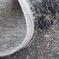 Feizy Cadiz 13" x 20" Charcoal and Black Area Rug, , large
