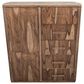 Fallridge Balam 5-Drawer Gentleman Chest in Stained Brown, , large