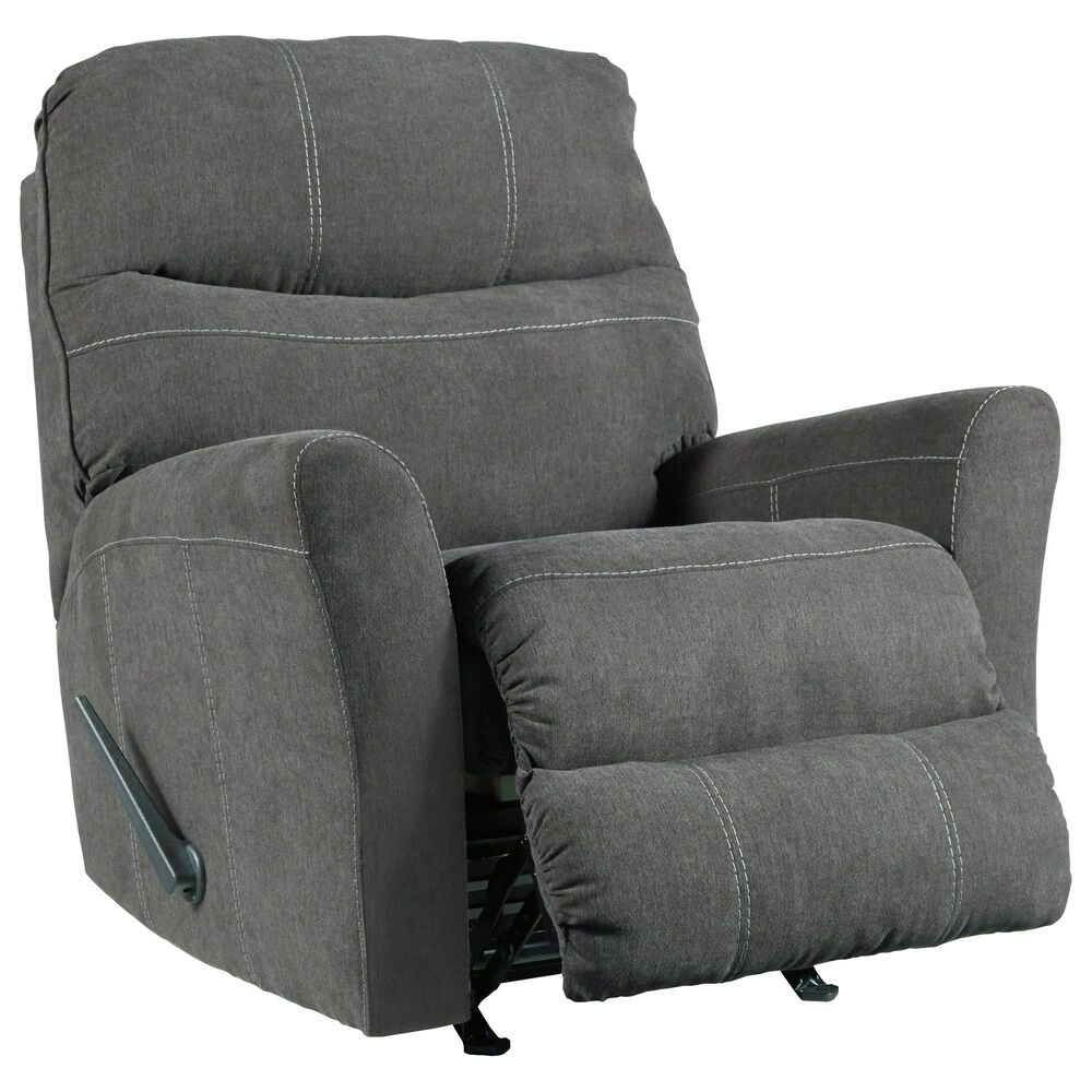 Signature Design by Ashley Maier Rocker Recliner in Charcoal, , large