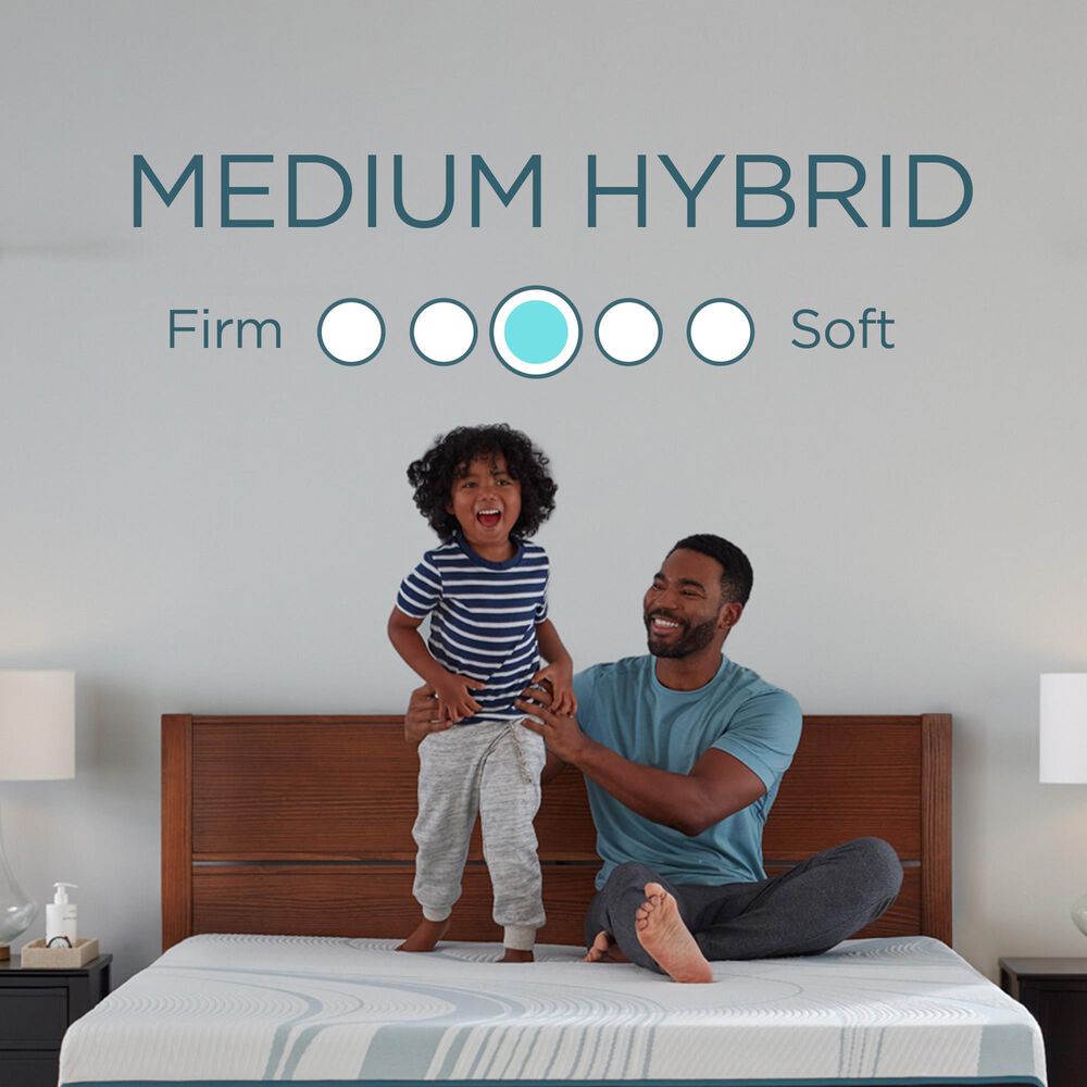 Tempur-Pedic Adapt 2.0 Medium Hybrid Queen Mattress with High Profile Box Spring, , large