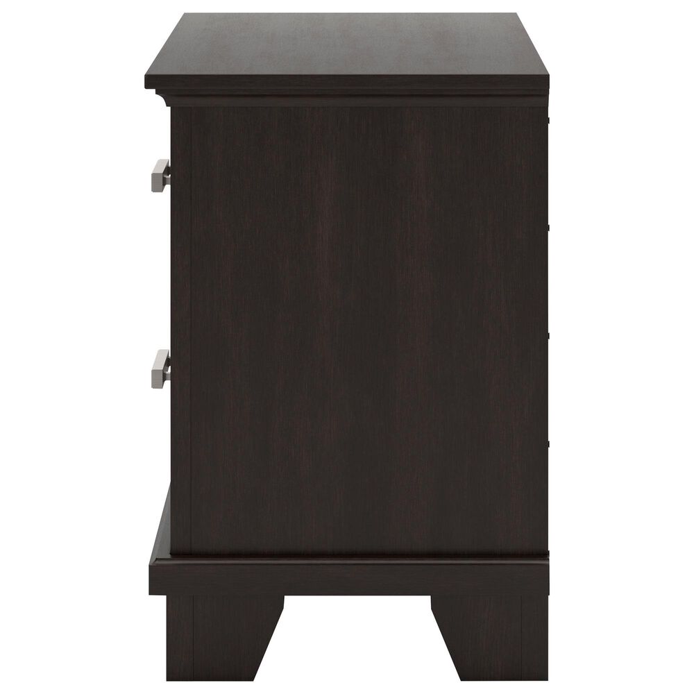 Ashley Covetown 2-Drawer Nightstand in Dark Brown, , large