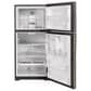 GE Appliances 21.9 Cu. Ft. Top-Freezer Refrigerator with High Gloss Handle in Slate, , large