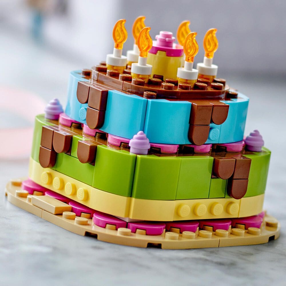 LEGO Birthday Party Cake Building Set, , large