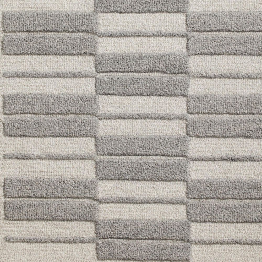 Chris Loves Julia x Loloi Bradley 2&#39;3&quot; x 3&#39;9&quot; Ivory and Grey Area Rug, , large