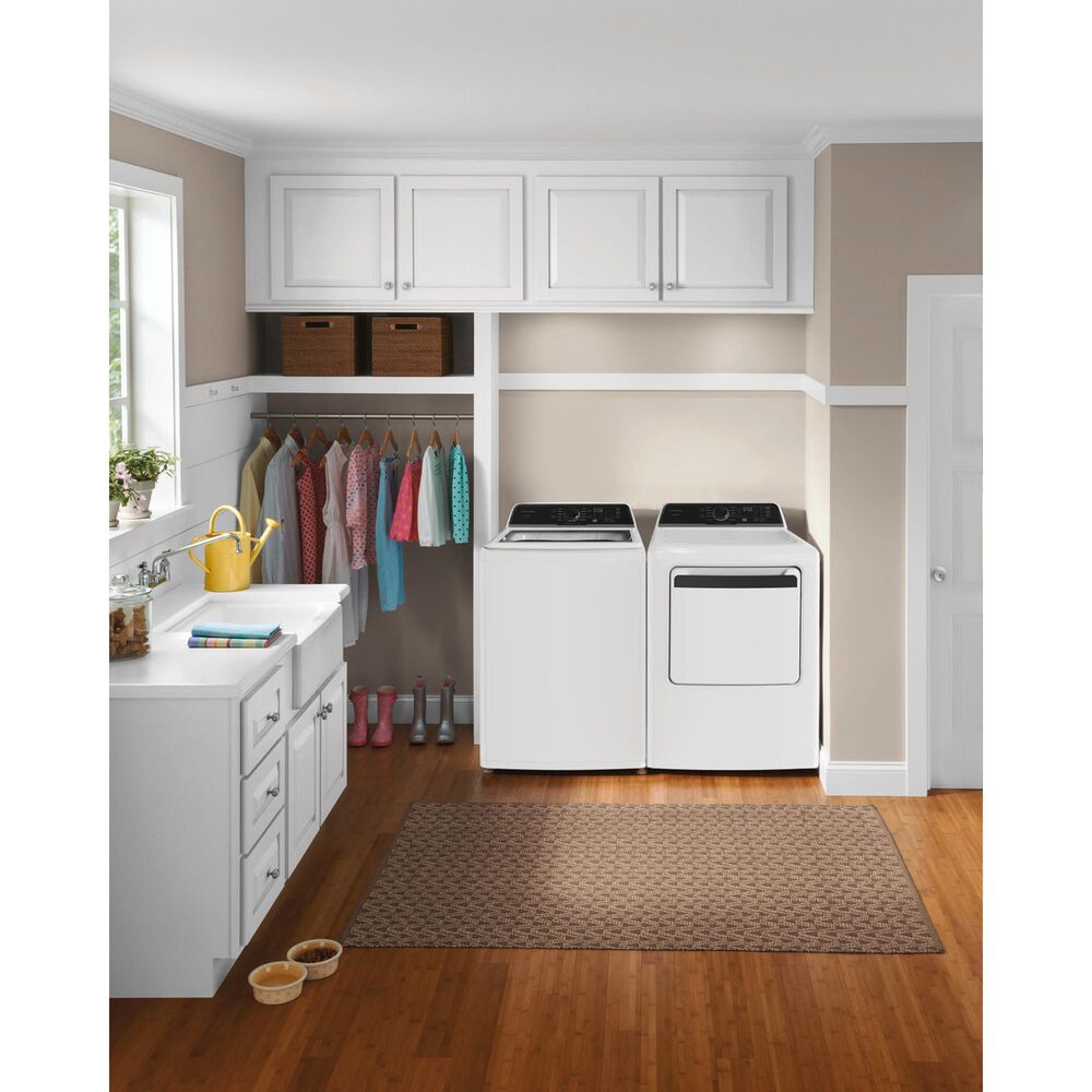 Frigidaire 7 Cu. Ft. Electric Top Load Dryer in White, , large