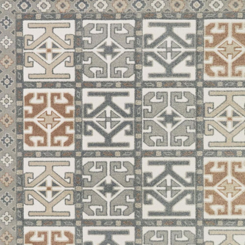 Balta Rugs Resist Asawa Blue and Rust 5'3" x 7' Area Rug, , large
